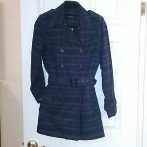 Hot Pricee! Banana Republic Plaid Trench Coat